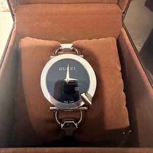 Gorgeous Gucci Horsebit Stainless Steel Watch